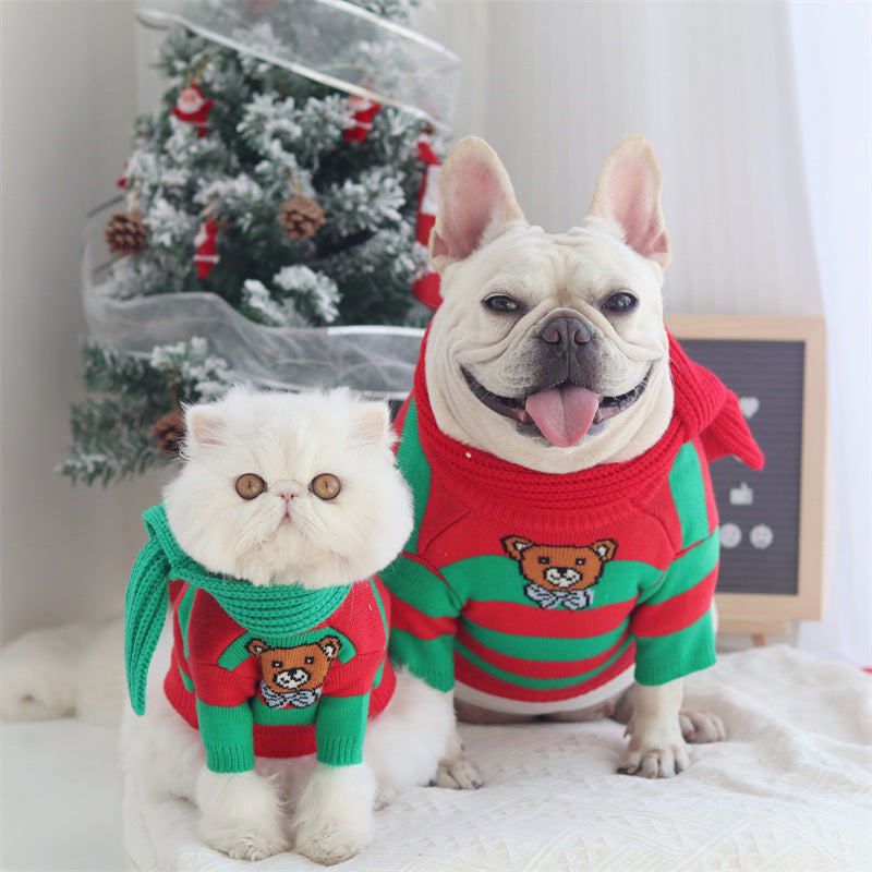 Christmas Sweater For Pet Dog Cotton