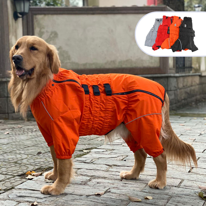 Pet Four-legged Dog Clothing Raincoat