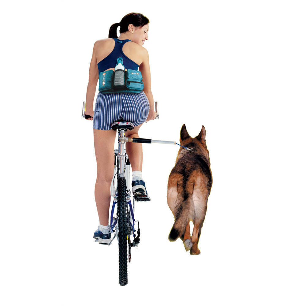 Bicycle Dog Walking Hand Holding Rope Pet