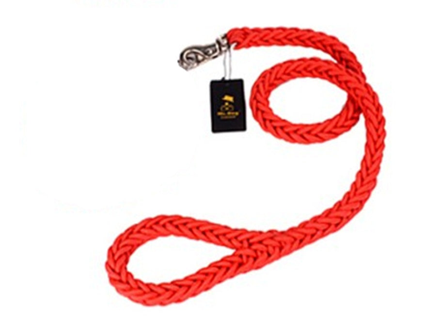 Eight-strand braided golden dog leash