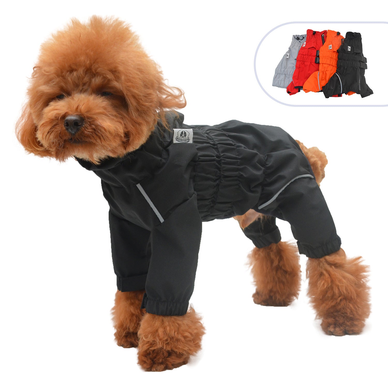 Pet Four-legged Dog Clothing Raincoat