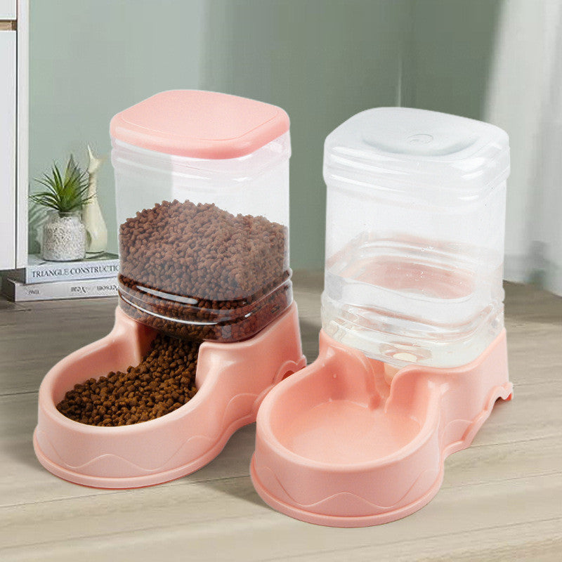Dispenser Cat Food Bowl Pet Waterer
