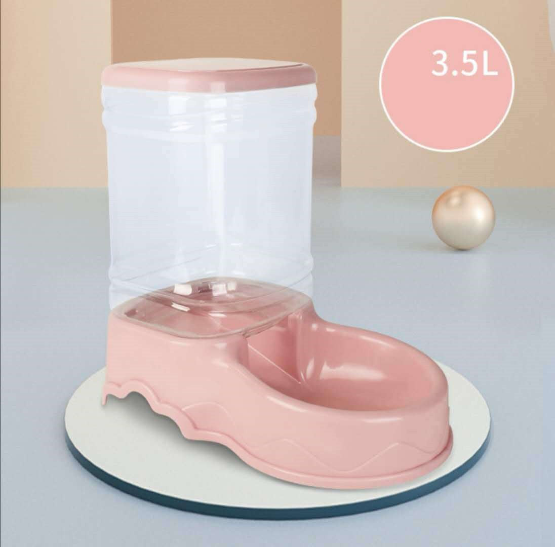 Dispenser Cat Food Bowl Pet Waterer