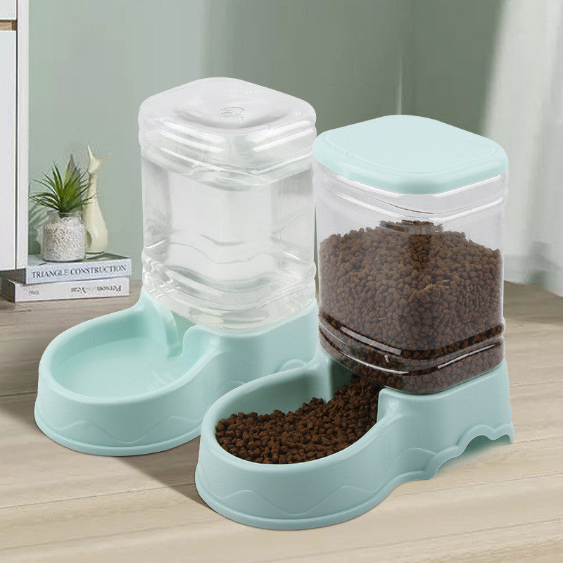 Dispenser Cat Food Bowl Pet Waterer