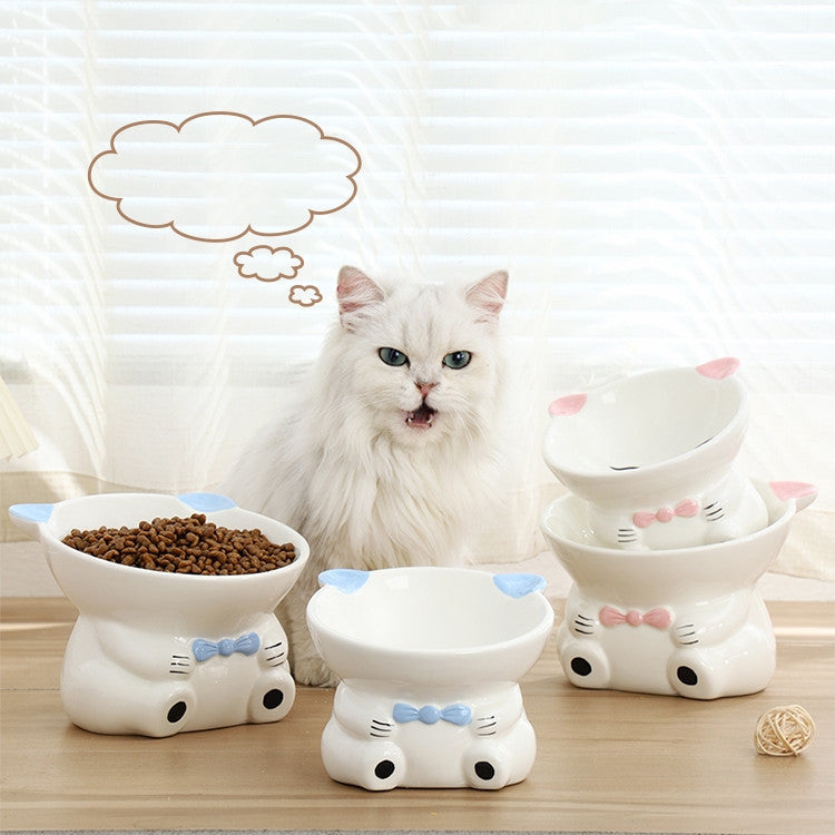 Sloping Neck Guard Food Bowl