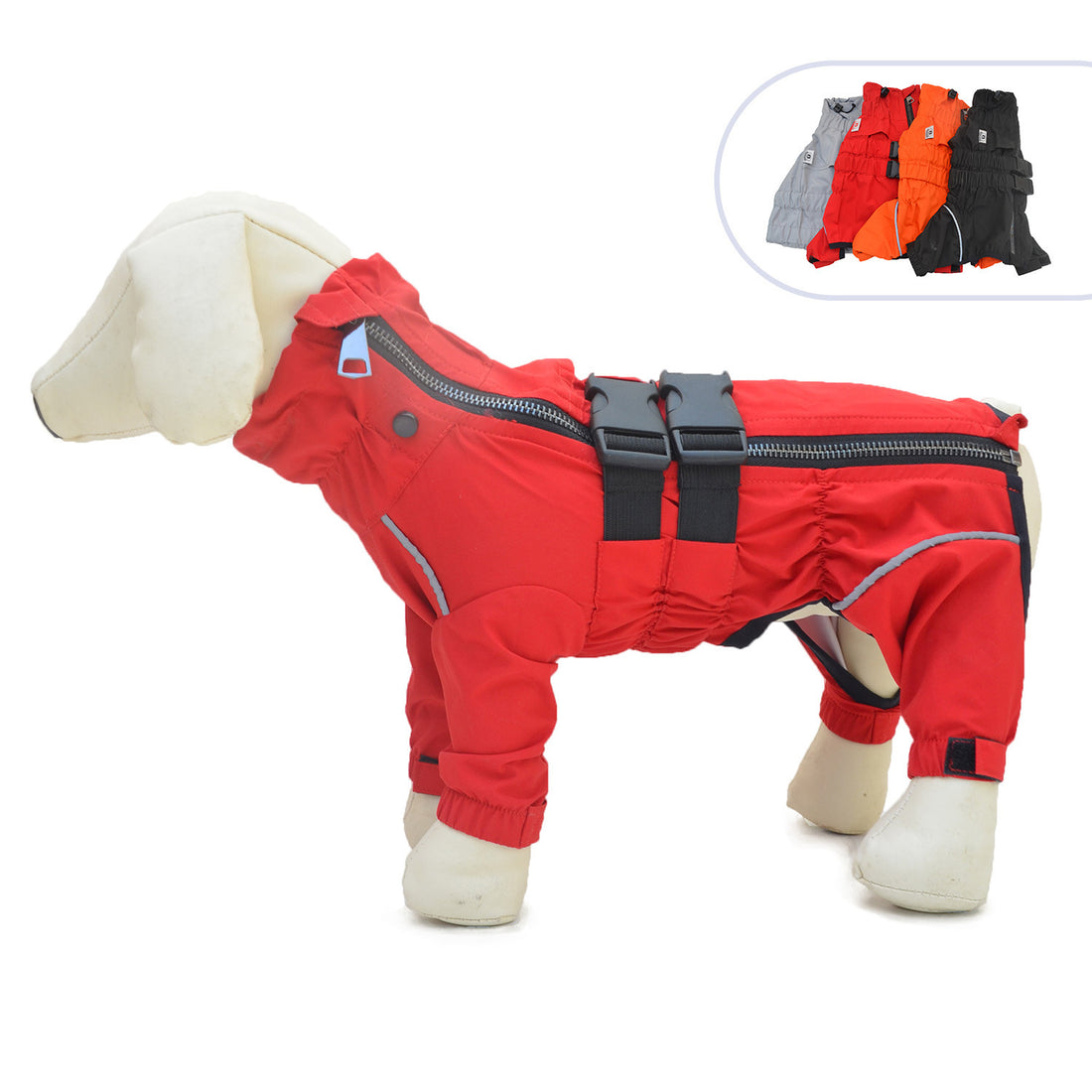Pet Four-legged Dog Clothing Raincoat