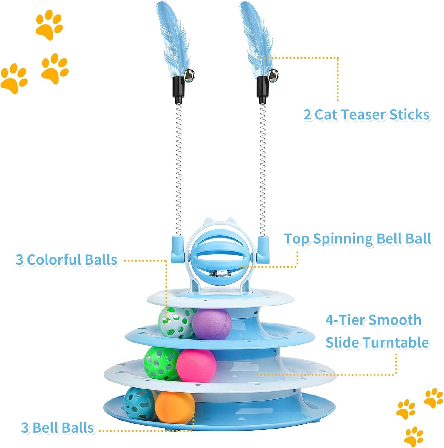 Cat Toys For Indoor Cats Kitten Toys