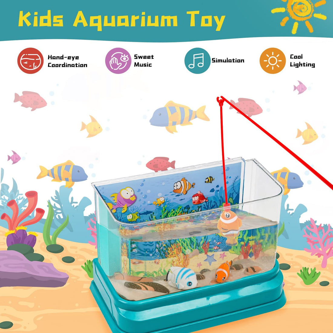 Simulation Aquarium Magnetic Toy