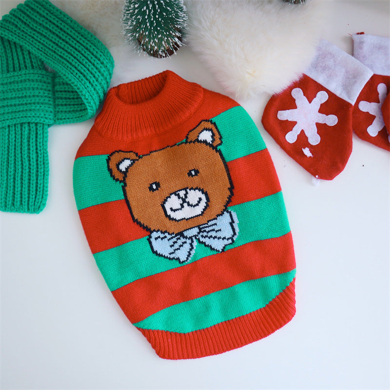 Christmas Sweater For Pet Dog Cotton