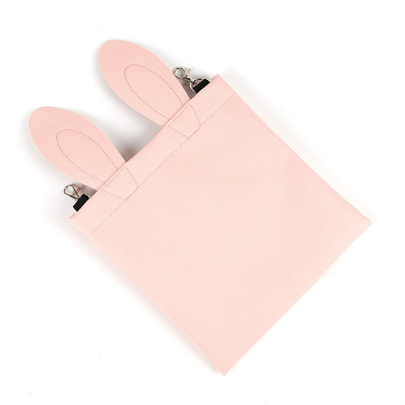 Cute Straw Bag Bunny Totoro Hamster Feeder