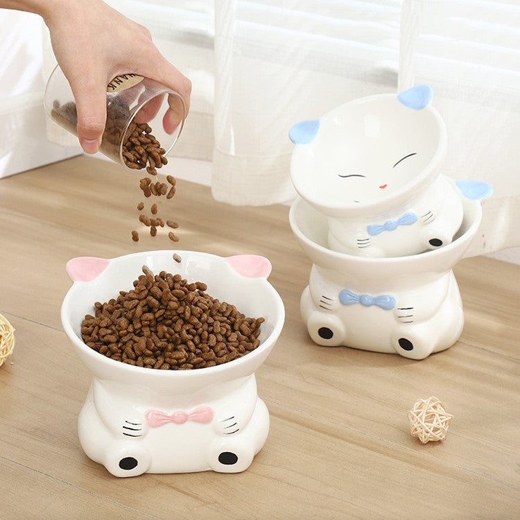 Sloping Neck Guard Food Bowl