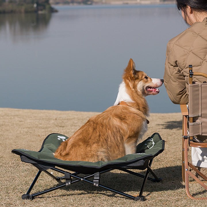 Outdoor washable pet folding bed