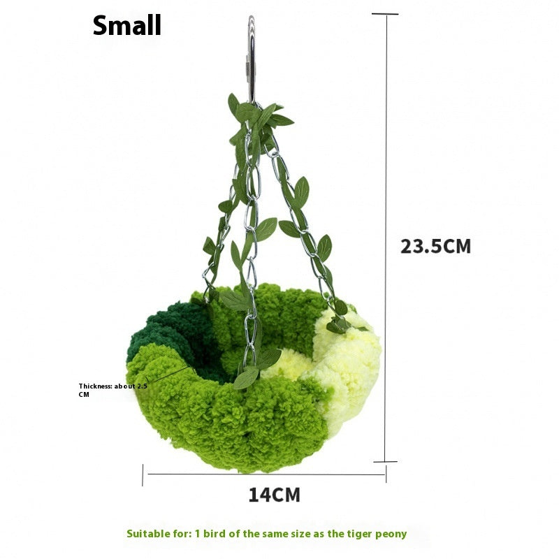 Forest Style Hammock Plush Hammock Bird Nest