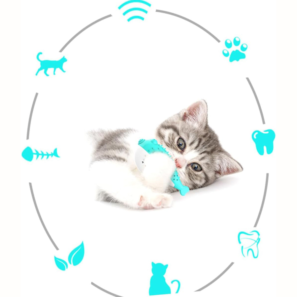 Mint Cat Grabing Toy For Chew