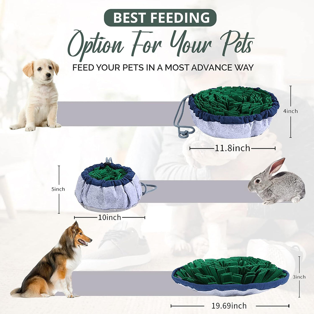 Adjustable Snuffle Mat For Dogs