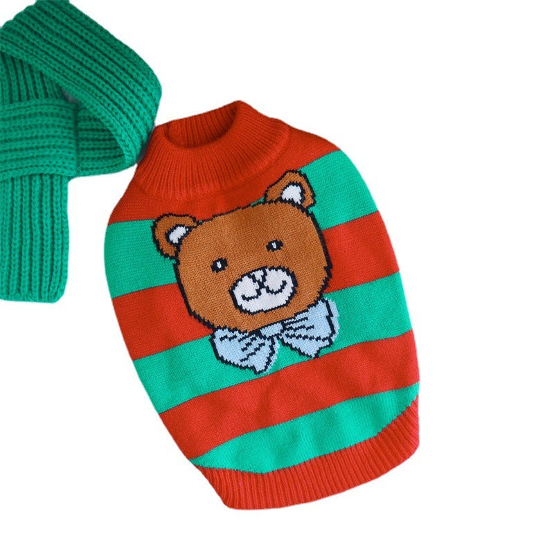 Christmas Sweater For Pet Dog Cotton
