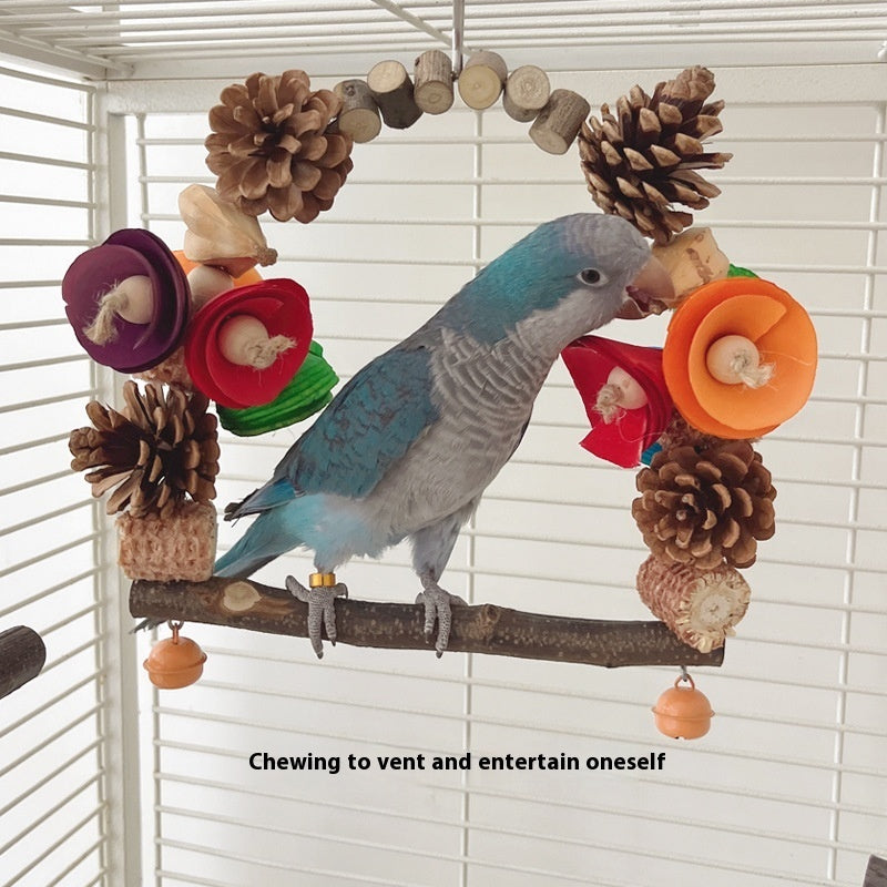 Parrot Swing Pine Nut Stand Rod