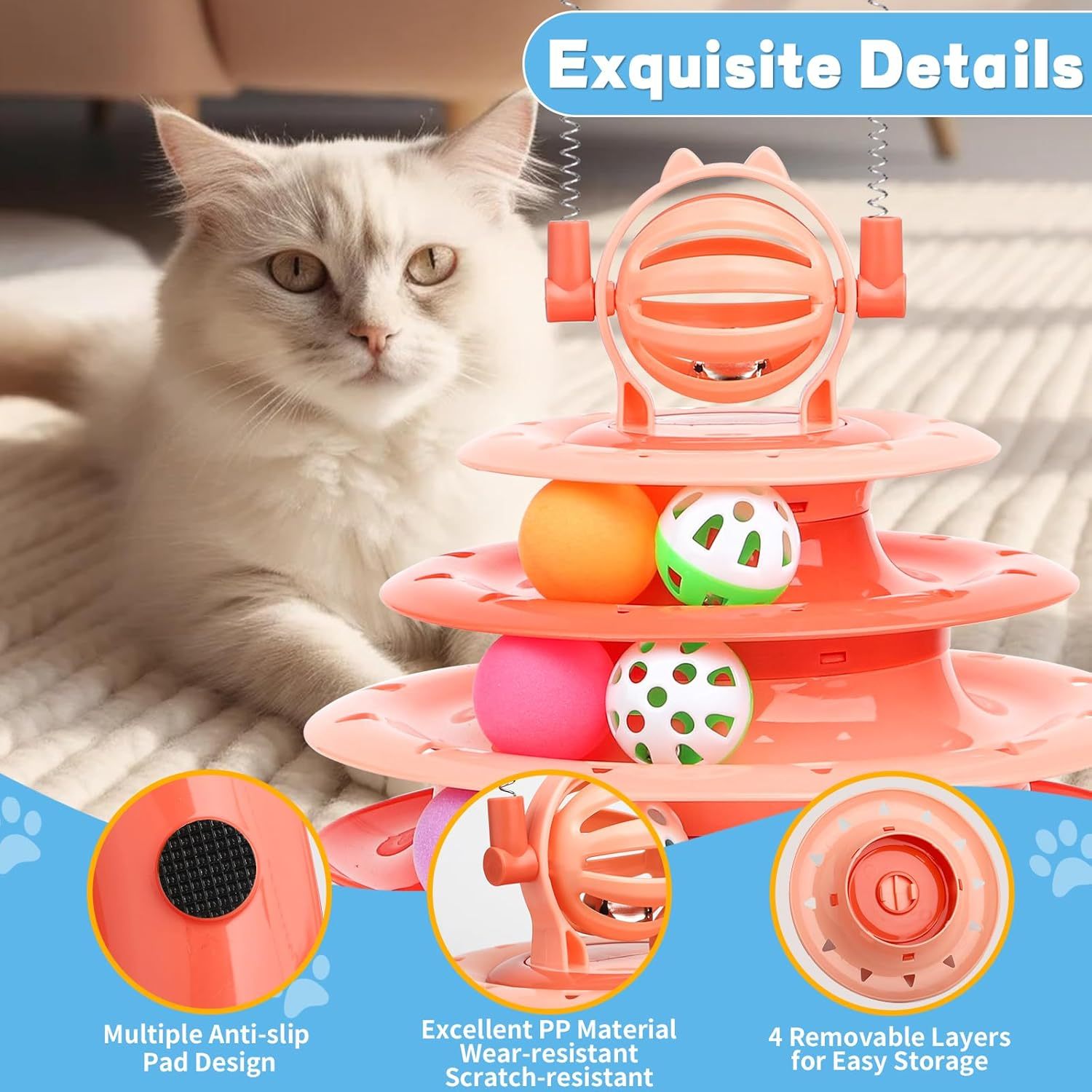Cat Toys For Indoor Cats Kitten Toys