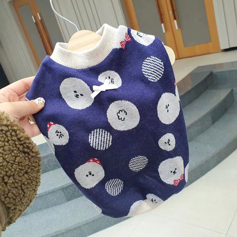 Pet Knitting Sweater Bomei