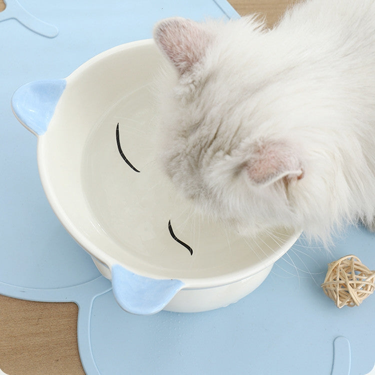 Sloping Neck Guard Food Bowl