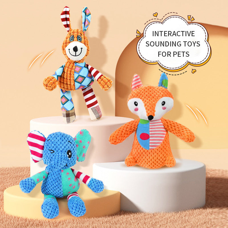 Pet Grinding Teeth Plush Toy